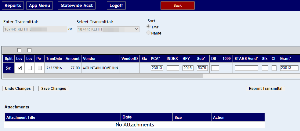 Approval check boxes