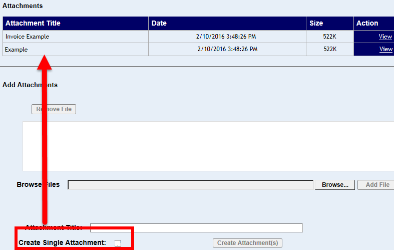 two attachment documents with different filenames