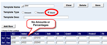 the blank radio button highlighted