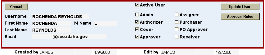 Approver Rules button featured