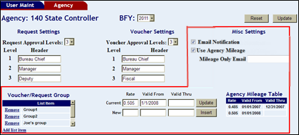 the miscellaneous settings section highlighted