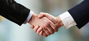 Two Persons Shaking Hands-Statewide Agreements Logo